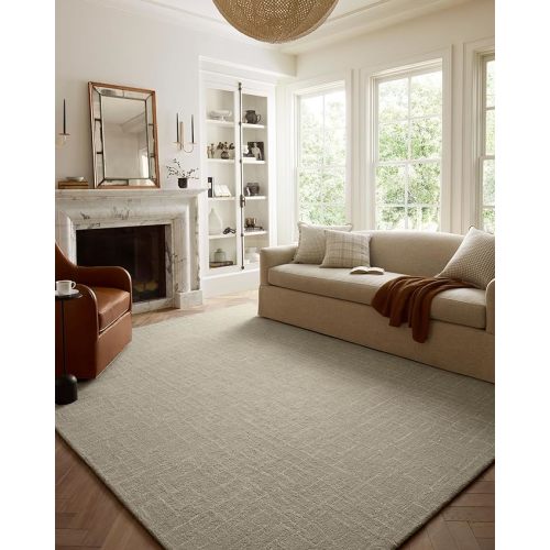 Loloi Chris Loves Julia Polly Collection POL-06 Spa/Ivory 7'-9" x 9'-9" Area Rug