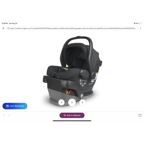 Uppababy - Mesa V2 Infant Car Seat (Jake Colour)