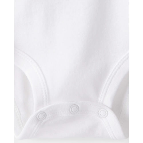 Baby 5-Pack Short-Sleeve Bodysuits - White
