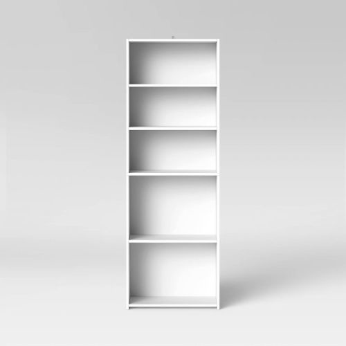 5 Shelf Bookcase White - Room Essentials