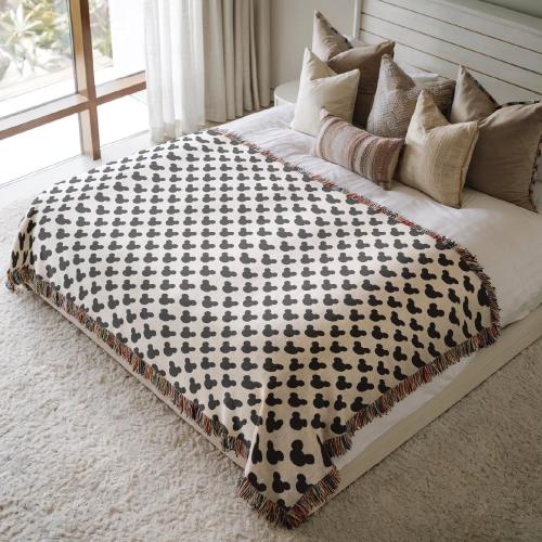 Mouse Ears Blanket, Subtle Mickey Home Decor, Baby Blanket Girl Stats, Gifts for Her