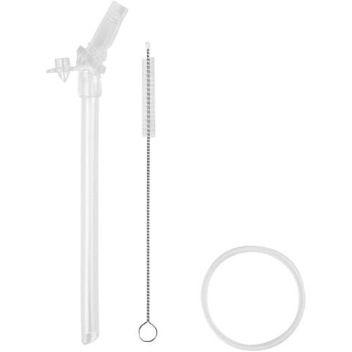 BEABA Silicone Straw Sippy Cup Straw Kit, Replacement Straw for Stainless Steel Sippy Cup + Straw Sippy Cup