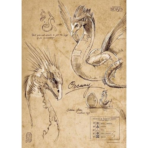 MIGHTYPRINT Fantastic Beasts And Where To Find Them Occamy Wall Art