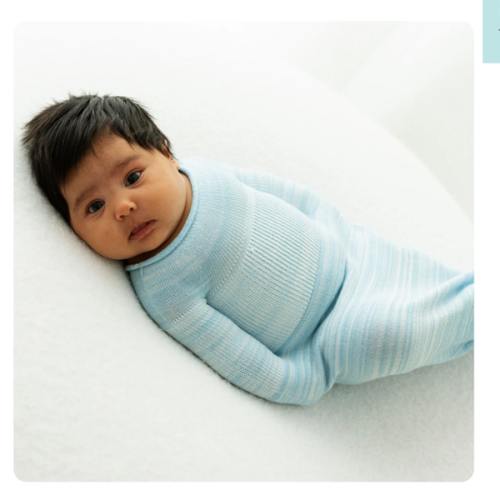 Blue Swaddle Sleep Sack - Small ( 6-12 pounds)