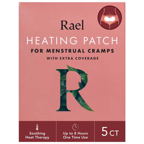 Rael Maximum Coverage XL Heating Patch, for Period Cramps, 5 Count