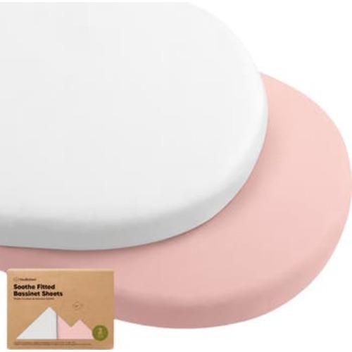 2-Pack Soothe Fitted Bassinet Sheets