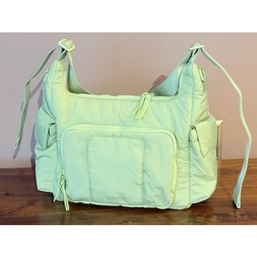 CALPAK Lime Puffer Diaper Bag Tote Crossbody Strap Baby Bag NWOT