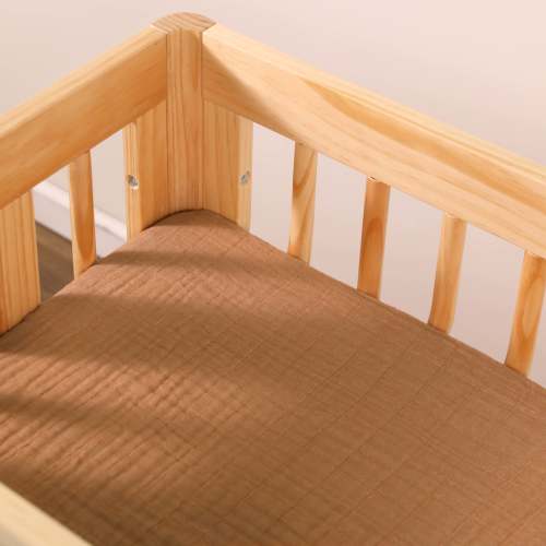 Babyletto All-Stages Bassinet Sheet in GOTS Certified Organic Muslin Cotton