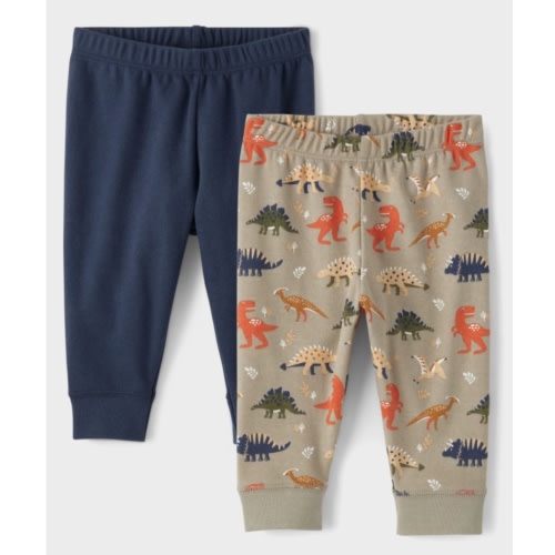 Baby Boys Dino Pants 2-Pack - GREY | The Children's Place