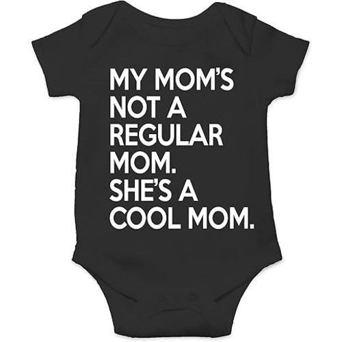 CBTwear My Mom’s Not a Regular Mom - Baby Clothes - Funny Newborn Bodysuit Outfits for Boys and Girls