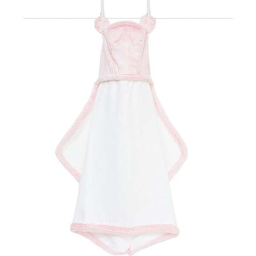 Luxe Baby Towel, Pink - Little Giraffe | Maisonette