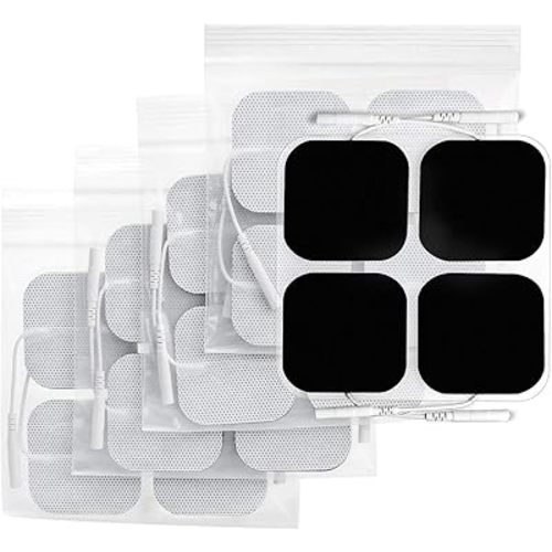AUVON TENS Unit Pads Electrode Patches 20 Pcs, Upgraded Self-Stick, 2"x2"