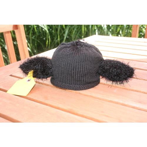Original Newborn Black Angus Hat with Identification and Birthdate Tag      designed and created by Pamela Husereau