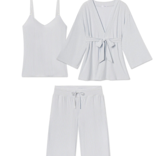 LAKE | Women | DreamModal™ Pajamas | Fog Maternity Kimono Bundle
