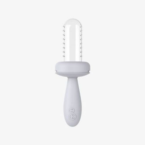 ezpz Baby-Led Gumline Feeder Baby Teether - Pewter