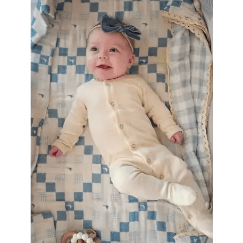 Grandma's Goose QUILTED 6 Layer Gauze Blanket