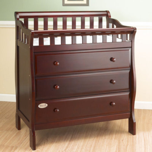 Harriet Bee Oneman Changing Table Dresser with Pad & Reviews | Wayfair