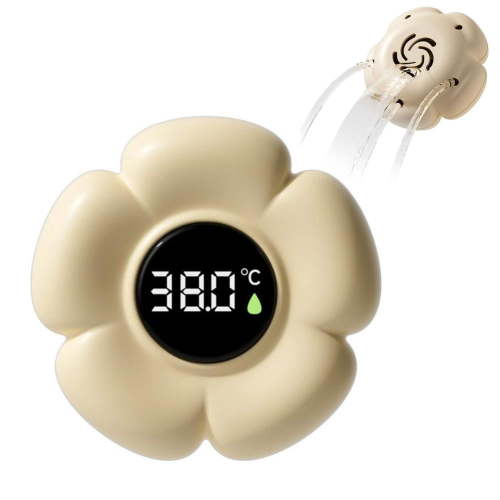 Babies Bath Thermometer,Flower Shape Digital Floating Water Thermometer for Bathtub,Tub Temperature Gauge,Clear Display & Fast Readings,Bathtub Temperature Monitor,Fun Bath Floating Toy