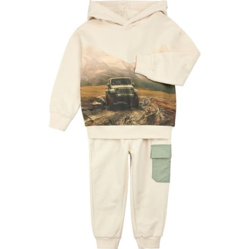 Trail Graphic Hoodie & Sweatpants Set, 6M