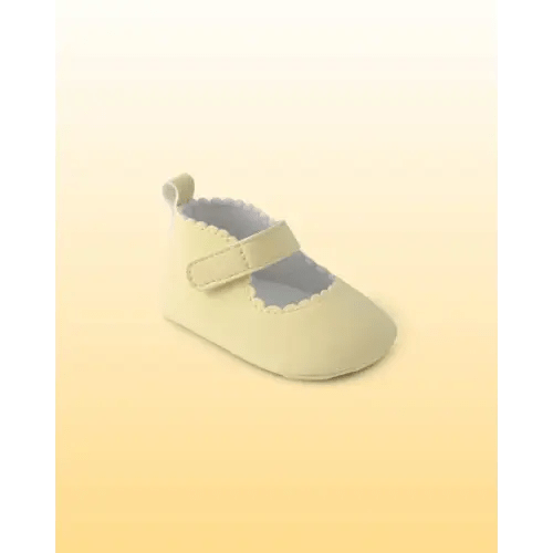 Baby Girl Scalloped Shoes - Yellow - OshKosh B'gosh | Carter's