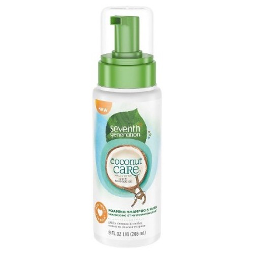 Seventh Generation 9oz. Foaming Shampoo & Wash - Coconut
