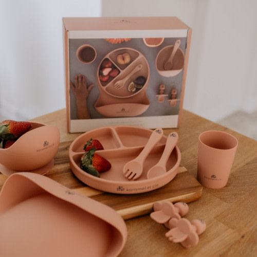 Coffret repas tout-en-un en silicone | 8 essentiels pour la DME