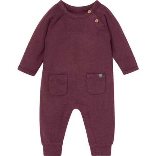 Raglan Sleeve Long Leg Romper, 0-3M