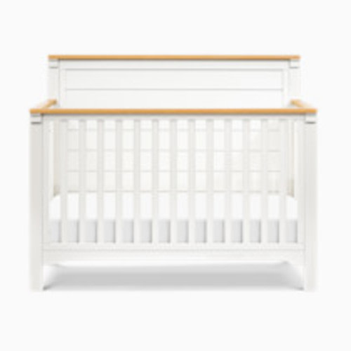 daVinci Shea 4-in-1 Convertible Crib - Warm White/Honey