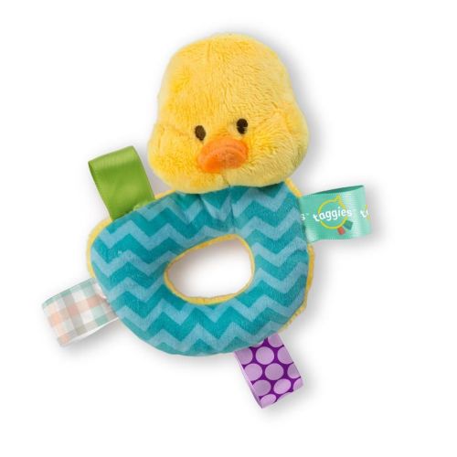 Bright Starts Cuddle and Shake Stuffed Duck Rattle
