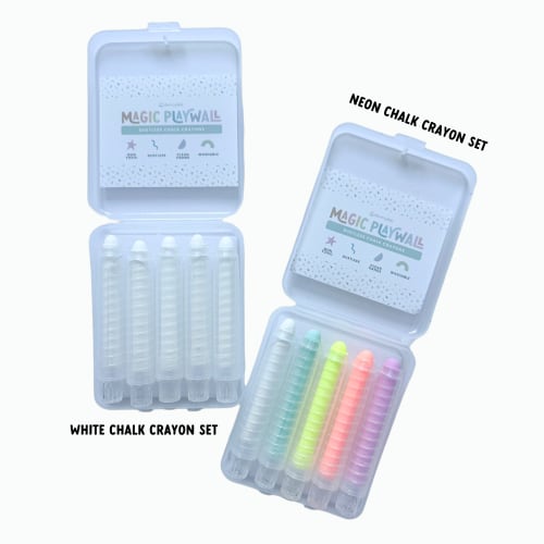 Dustless Chalk Crayons + Magnetic Holder Bundle for Magic Playwall – Cherrypick