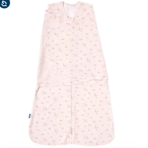 Pink Floral Cotton Swaddle Newborn | HALO