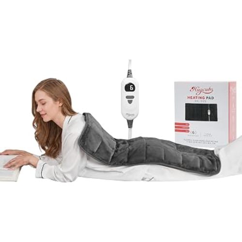 Weighted Heating Pad XL 17" x 33" for Back Pain, FSA Eligible HSA
