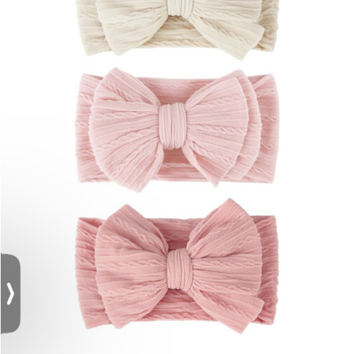 Baby Bows Headbands Nylon Baby Girl Headbands Soft Handmade Hairbands Toddler Hair Accessories for Girls Baby Newborn Infant Kids