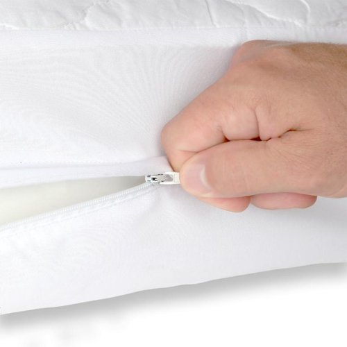 Jambini Waterproof Zipper Crib Mattress Cover - Fully Encased