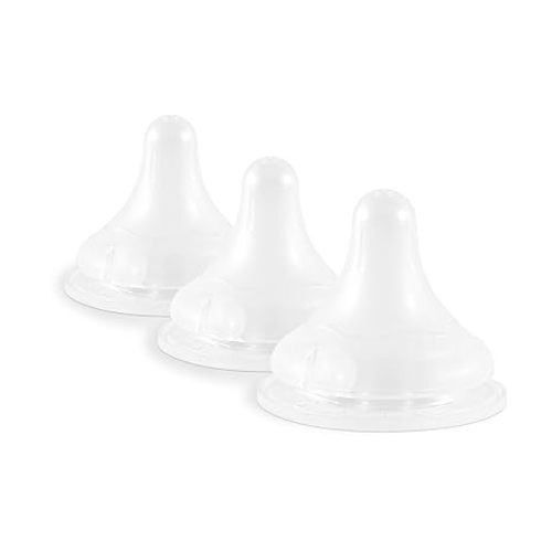 Pigeon Silicone Nipple (Stage 2), Natural Feel, 1+ Months, 3 Counts