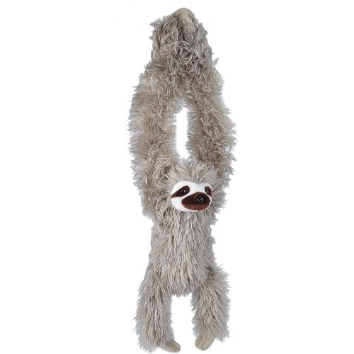 Wild Republic Hanging Three Toed Sloth Plush, Stuffed Animal, Plush Toy, Gifts for Kids, Zoo Animals, 30 inches