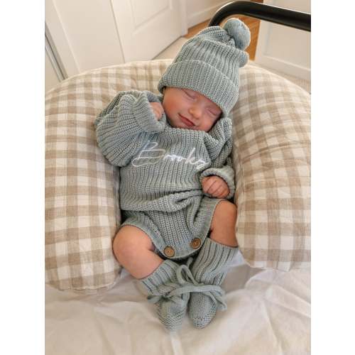 Personalized Baby Romper – Embroidery Custom Name Outfit, Soft Newborn Gift set