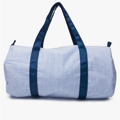 Amazon.com : blue gingham duffle bag