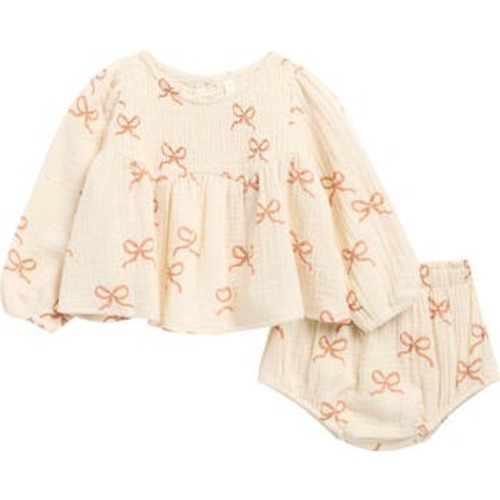 Sophia Cotton Top & Bloomers Set, 0-3M