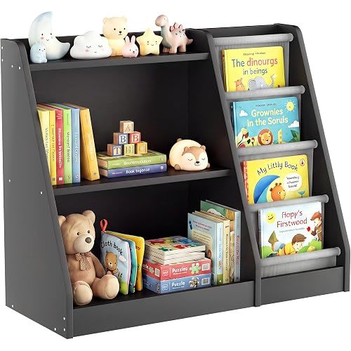 Kids Bookshelf for Bedroom Toddler Child Baby Bookcase 3-Tier for Nursery