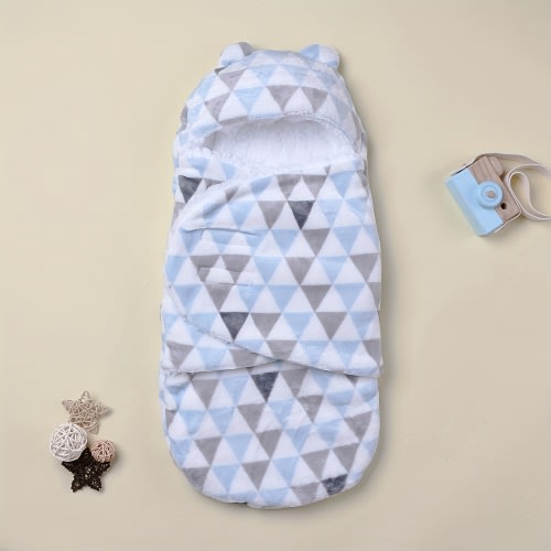 1pc baby wrap newborn flannel thickened soft swaddling - Temu