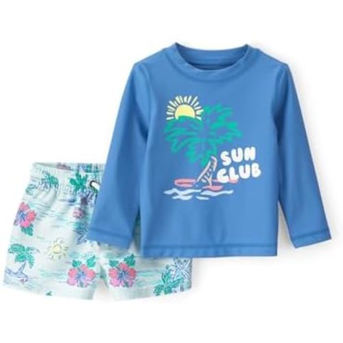 Carter's Baby Boys' 2-piece Rashguard Trunk Set