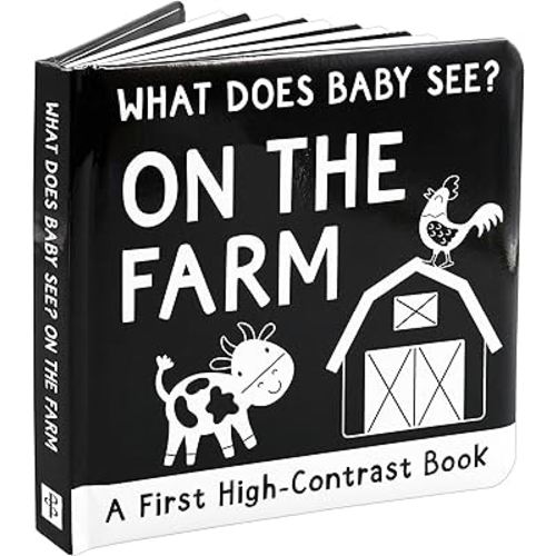 What Does Baby See? On the Farm (High Contrast Board Book)