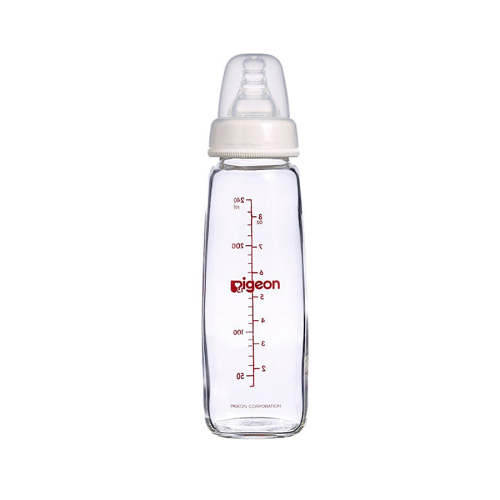 Glass Baby Bottle | 240ml Flexible Baby Bottle | Pigeon – Pigeon Australia