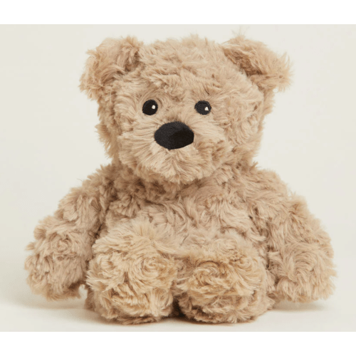Brown Curly Bear Warmies Junior
