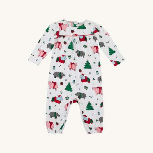 Long Sleeve Penny's Playsuit - I Want a Hippopotamus