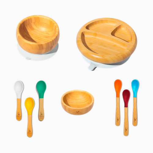 Avanchy Avanchy x Babylist Bamboo Complete Feeding Gift Set - Multi Color