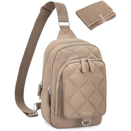 Mini Diaper Bag with Changing Pad, Small Crossbody Diaper Purse