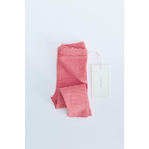 ZARA TIMELESS - STRIPED PRINT LEGGINGS - Red | ZARA United States