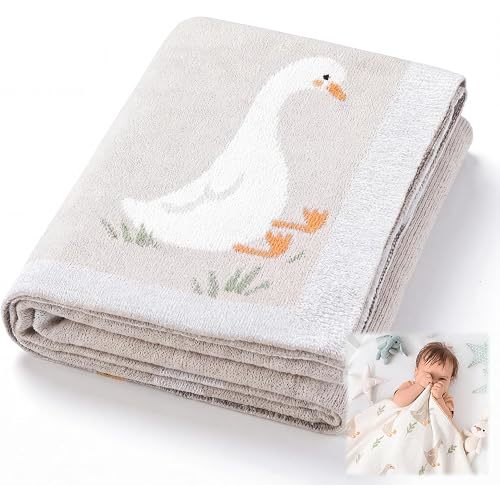 SmoothNovelty Silly Goose Baby Blanket for Boys Girls 52 x 36 Inch